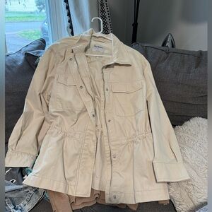 Old Navy Women's Cream Utility Jacket